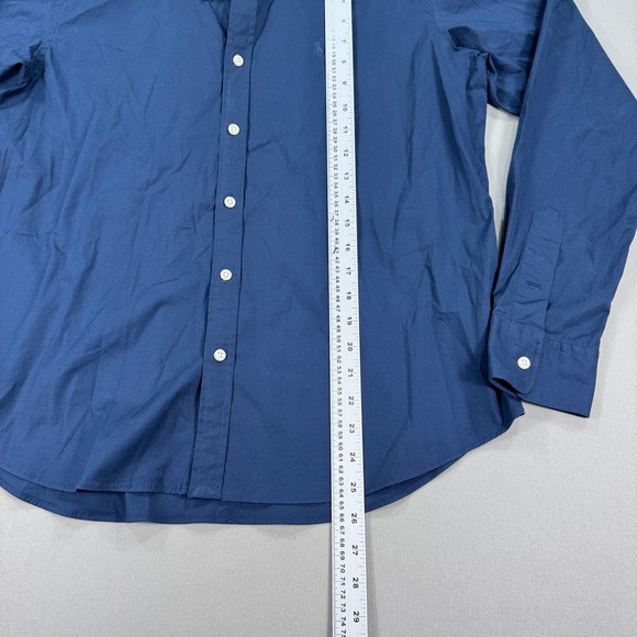 Ralph Lauren Sport Button Up Shirt Men's‎ XL Long Sleeve Blue Cotton Blend - Picture 2 of 5